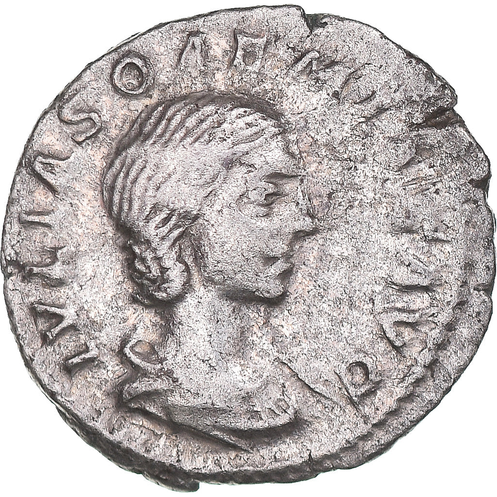 Moneta, 
  
  Julia Soaemias, 
  
  Denar